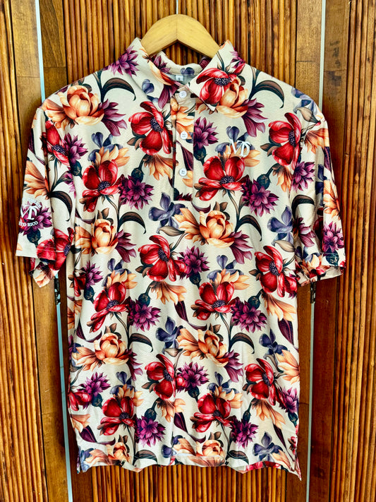Floral Party Polo
