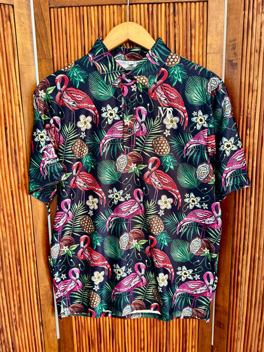 Pineapple Flamingo Polo