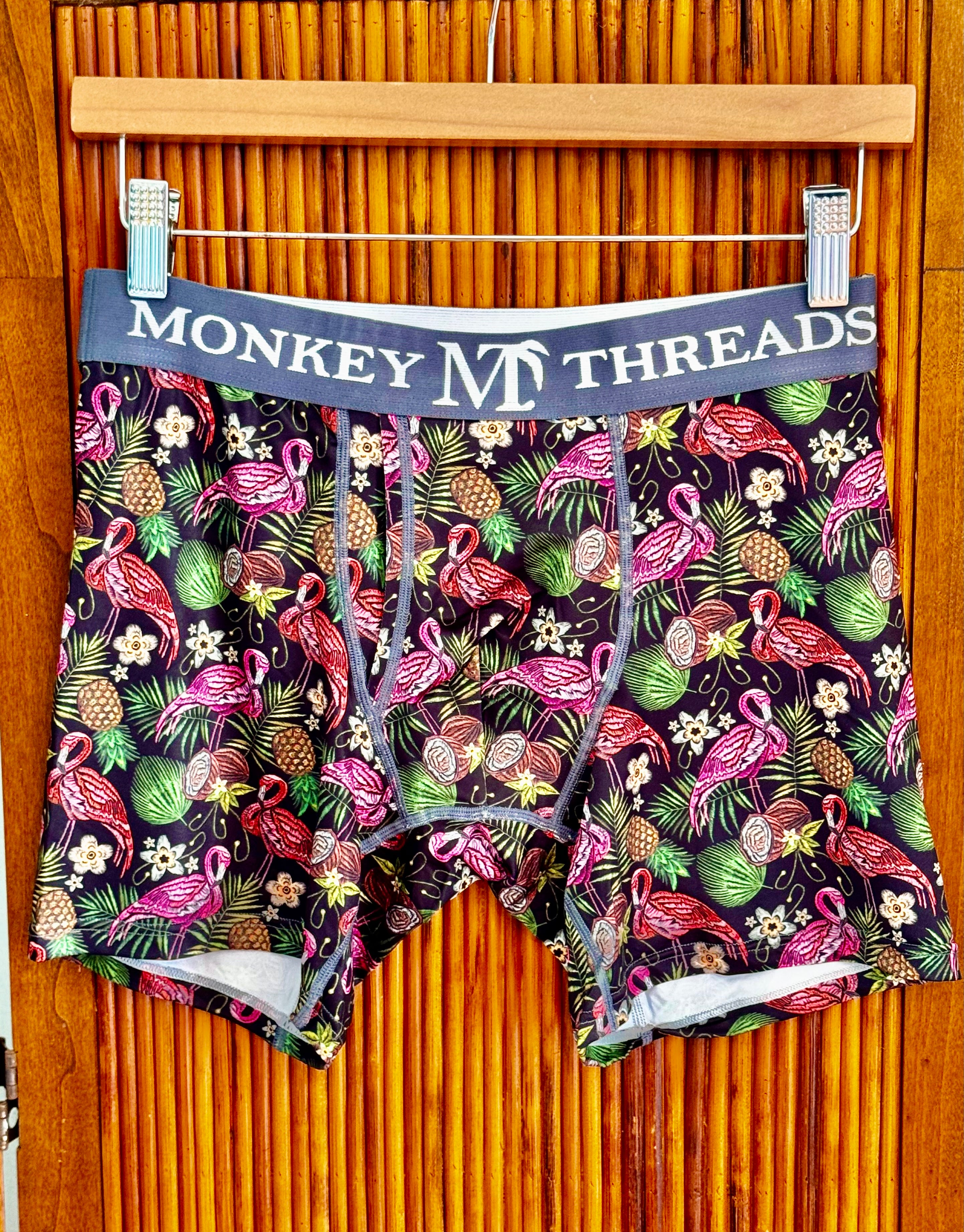 Pineapple Flamingo Party Boxers