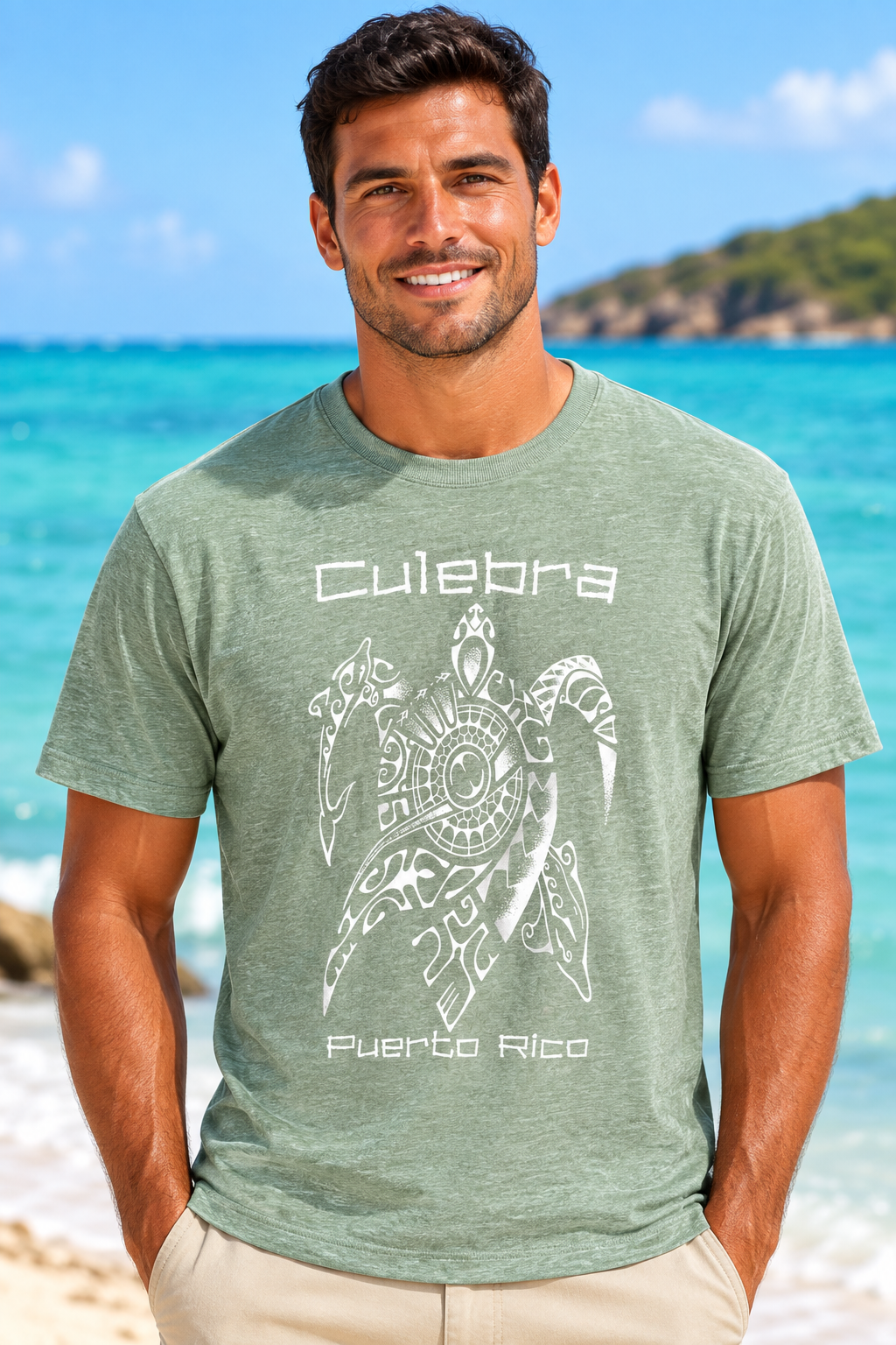 Sage Culebra Turtle Tee