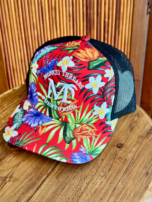 Floral Party Cap