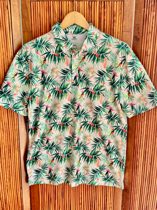Floral Party Polo