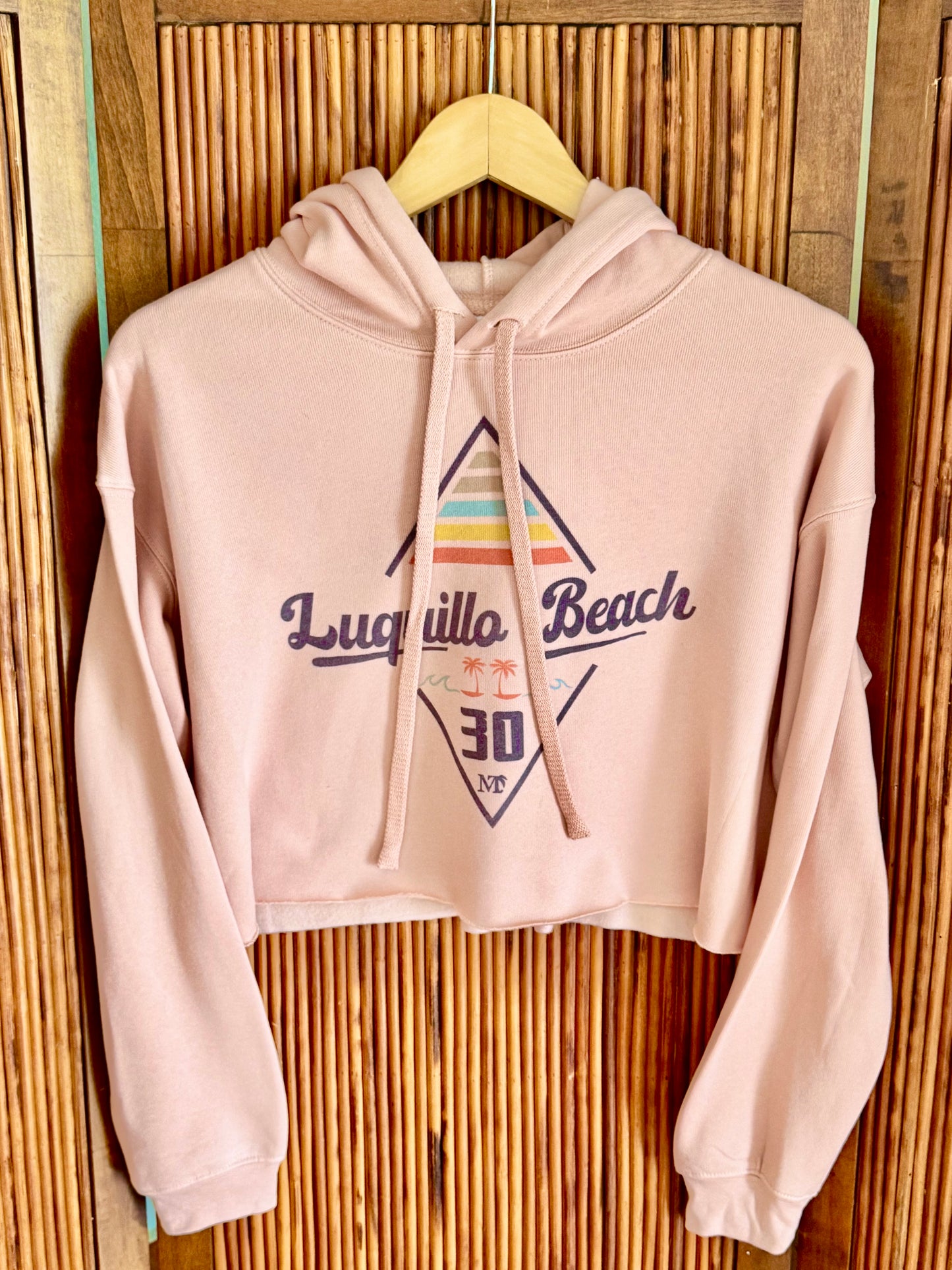 Luquillo Beach Crop Hoodie