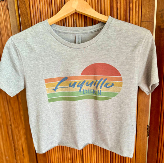 Retro Luquillo Beach Sun Crop