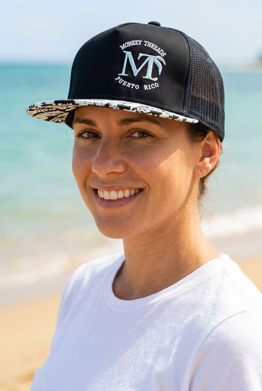 Floral Flat Bill cap