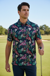 Pineapple Flamingo Polo