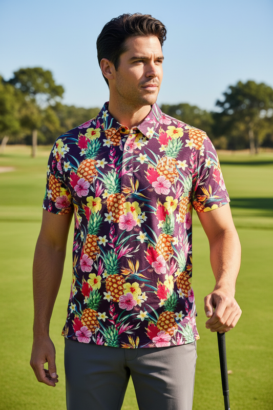 Pineapple Party Polo