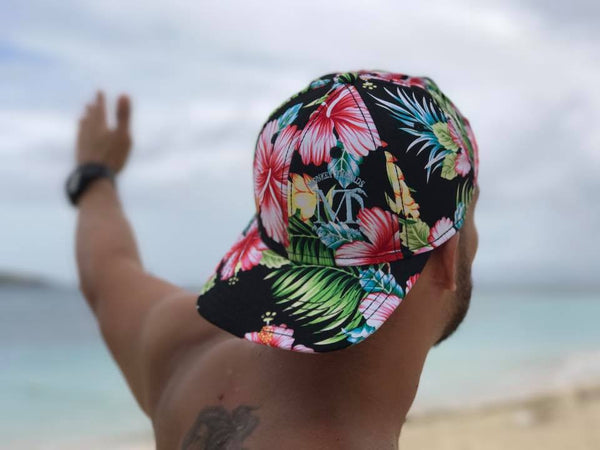 Hawaiian Print Cap