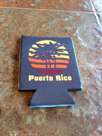 Puerto Rico Tri-Palm Koozie