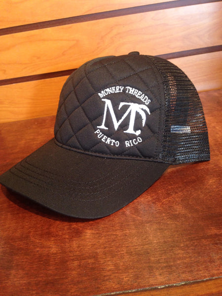 Quilted Cap - Black