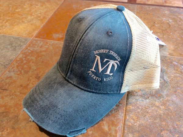 Distressed Cap Navy
