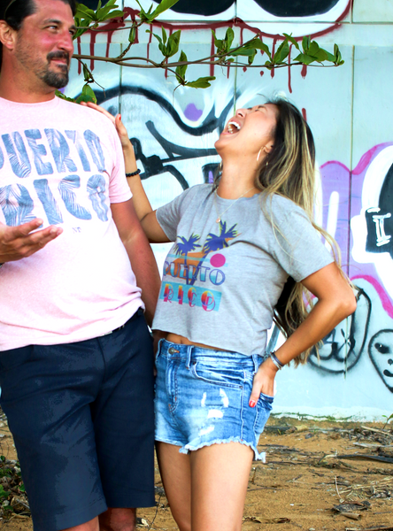 Puerto Rico Vice Crop Top