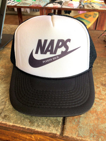 Naps Cap - White Black