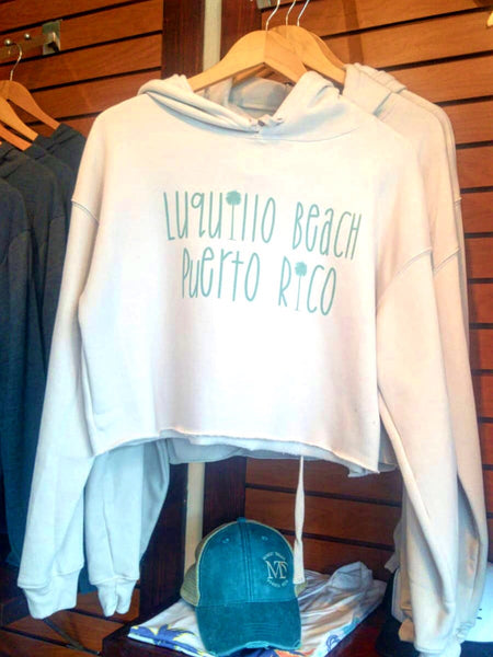 Sexy Luquillo Beach Crop Hoodie