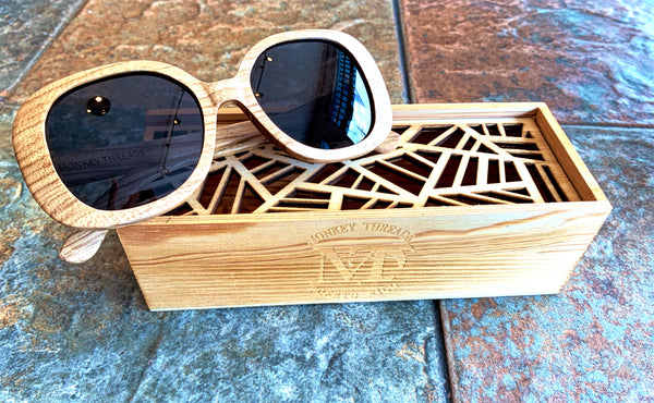 Large Women’s Wood Sunglasses