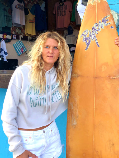 Sexy Luquillo Beach Crop Hoodie