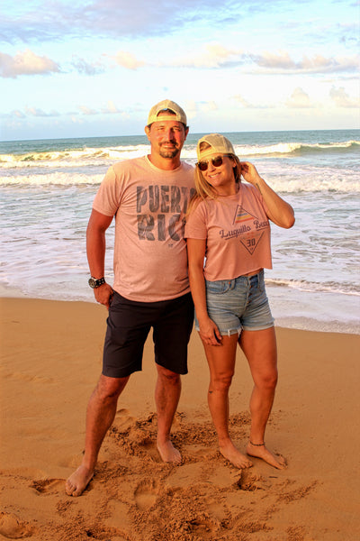 Luquillo Beach Diamond Crop Top