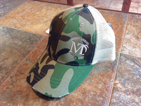 Distressed Cap Old School Camo